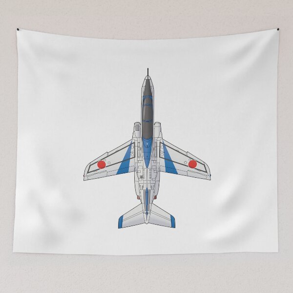 Item preview, JASDF T-4 BLUE IMPULSE Jet Trainer Aircraft HD 4C Illustration designed and sold by MIL-ART-JPN.