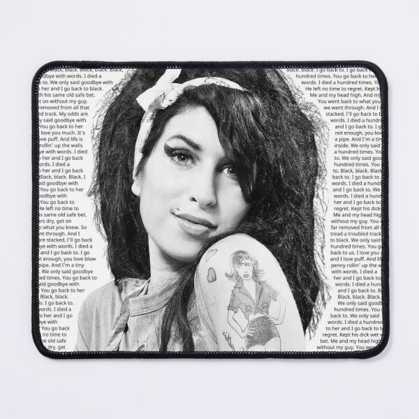 Item preview, Amy Winehouse Posters, Back to Black Poster, Album Cover Poster, Poster Print Wall Art, Custom Poster, Home Decor, Amy Winehouse, Lyrics Art designed and sold by apixelwall.