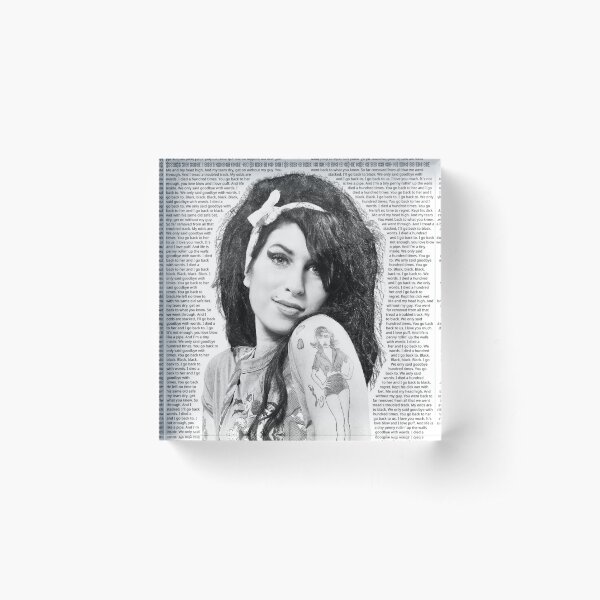 Item preview, Amy Winehouse Posters, Back to Black Poster, Album Cover Poster, Poster Print Wall Art, Custom Poster, Home Decor, Amy Winehouse, Lyrics Art designed and sold by apixelwall.