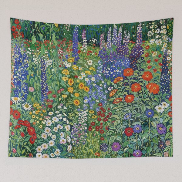 Item preview, Gustav Klimt Flower Garden designed and sold by maniacfitness.