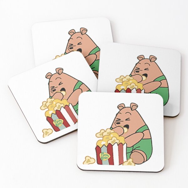 Artikelvorschau, Teddybären lieben Popcorn - Popcorn-Meme - Perfekt für Filmliebhaber und Snack-Enthusiasten entworfen und verkauft von Earth Nature Creations.