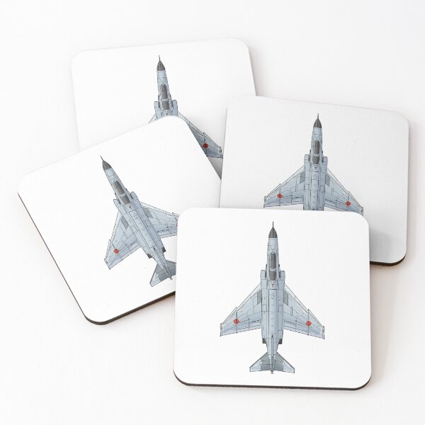 Item preview, JASDF F-4EJ Kai Phantom II  Fighter Jet HD 4C Illustration designed and sold by MIL-ART-JPN.