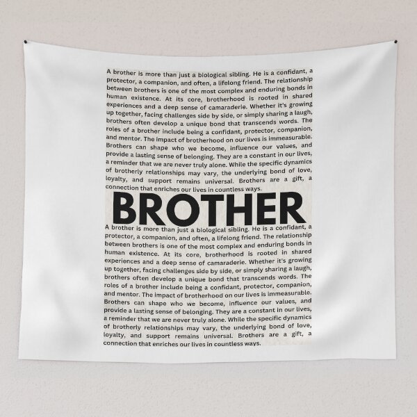 Item preview, BROTHER DEFINITION PRINT | Wall Art Print | Brother Gift | Brother Print | Definition Print | Quote Print | Brother Gift from Sister Brother designed and sold by apixelwall.