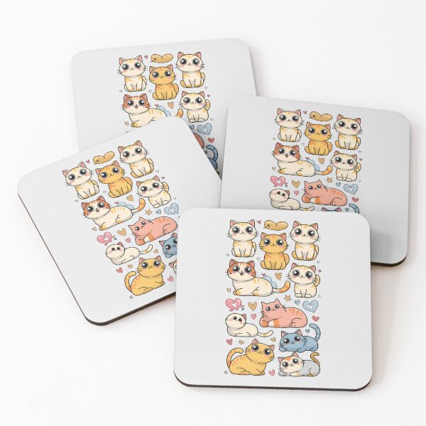 Item preview, Cute Cat Illustrations designed and sold by asbno19.