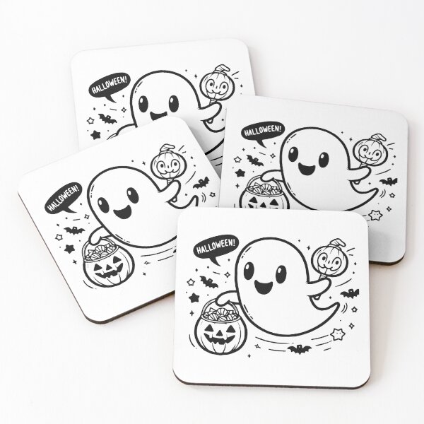 Item preview, Whimsical Halloween Cute Friends designed and sold by Thai Vibe Studio.