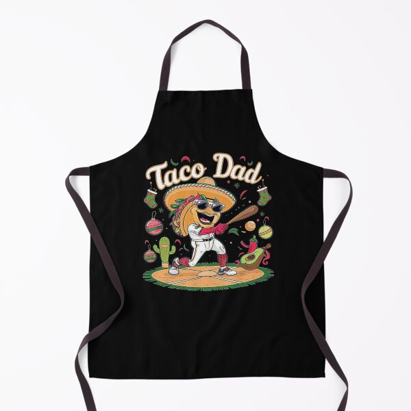Item preview, Taco Dad Hitting Baseball with Sombrero and Sunglasses designed and sold by love3617.