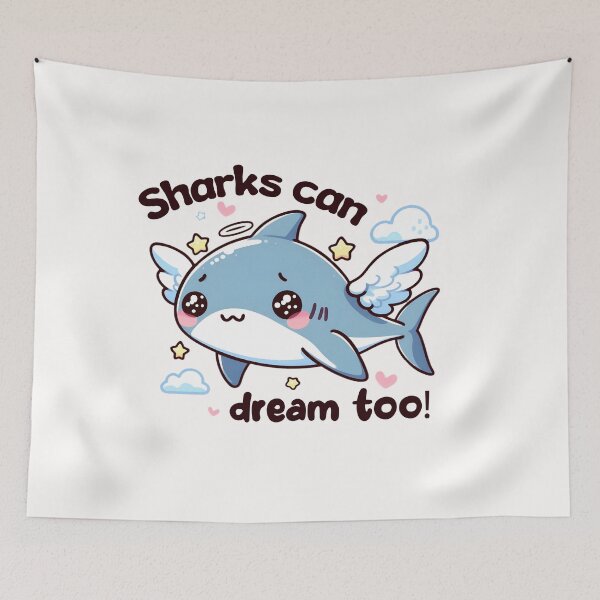 Item preview, Sharks can dream too! designed and sold by gittuska11.
