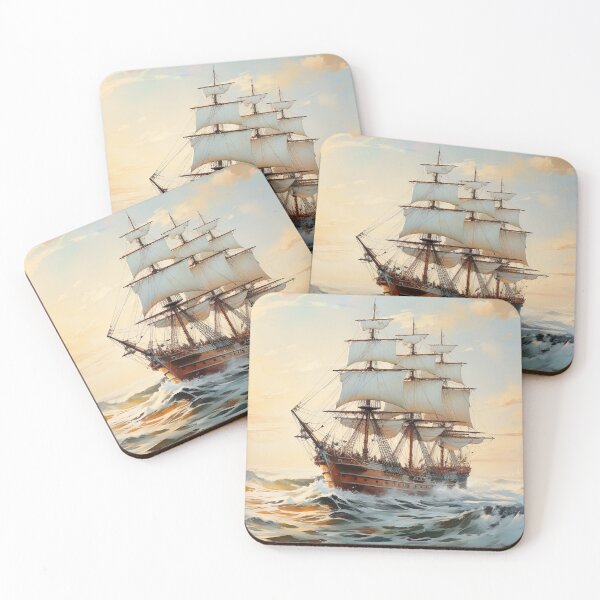 Item preview, Nautical - Wooden Ship designed and sold by KootenayDesigns.