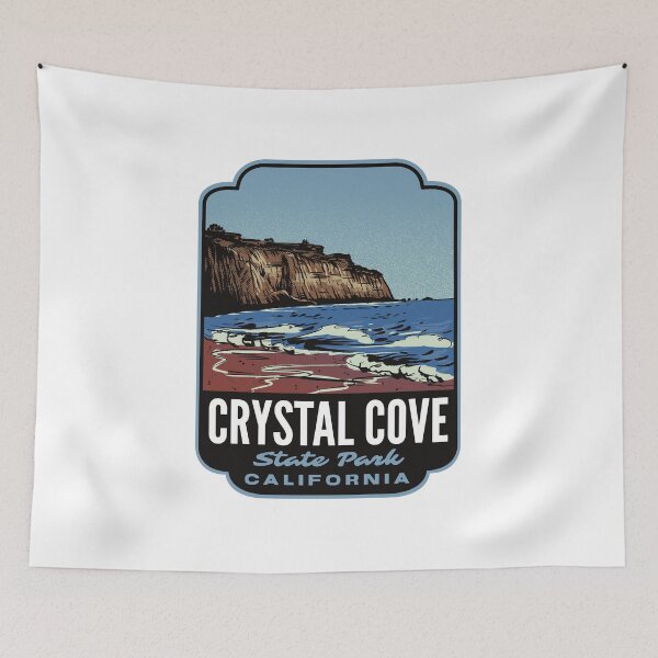 Item preview, Crystal Cove State Park California Retro designed and sold by HalpinDesign.