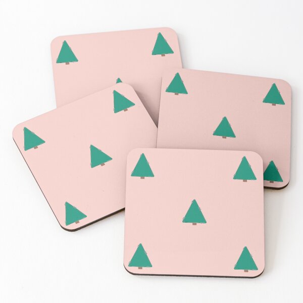 Item preview, Pink deco trees designed and sold by Etkennedy.