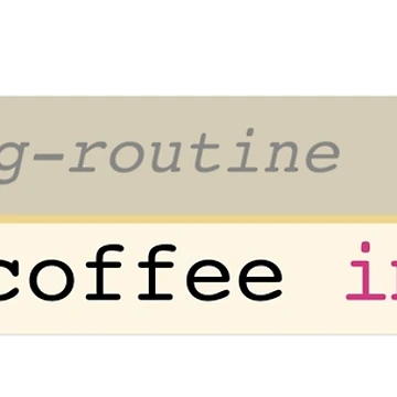 Artwork thumbnail, Developer Python Coffee Morning Routine by Fond-of-Coffee