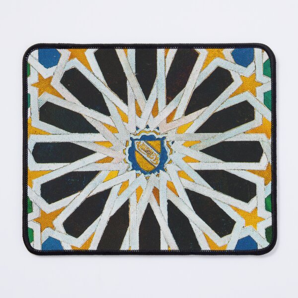 Item preview, Moroccan Tile #2: Black, Yellow, Green designed and sold by rogerstrawberry.