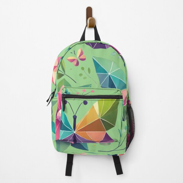 Item preview, Vibrant Geometric Butterflies and Floral Nature designed and sold by PrismWild.