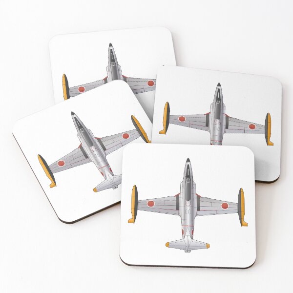 Item preview, JASDF T-33A "WAKATAKA" Shooting Star Trainer Aircraft HD 4C Illustration designed and sold by MIL-ART-JPN.