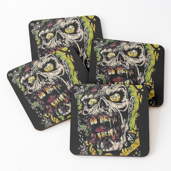Item preview, Gruesome Zombie Skull Art - Distressed Horror Graphic Design designed and sold by SRZT.