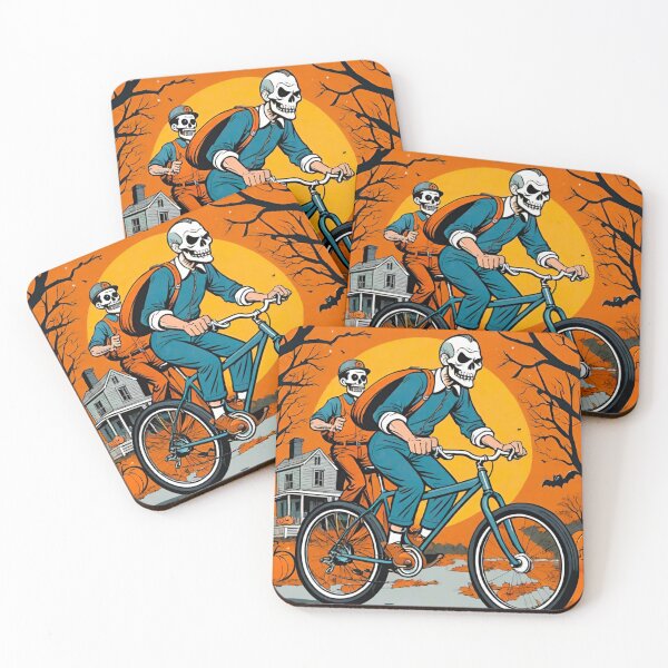 Item preview, Halloween Ventriloquist MTB Ride Through Dark Streets designed and sold by GrizzlyCollective.