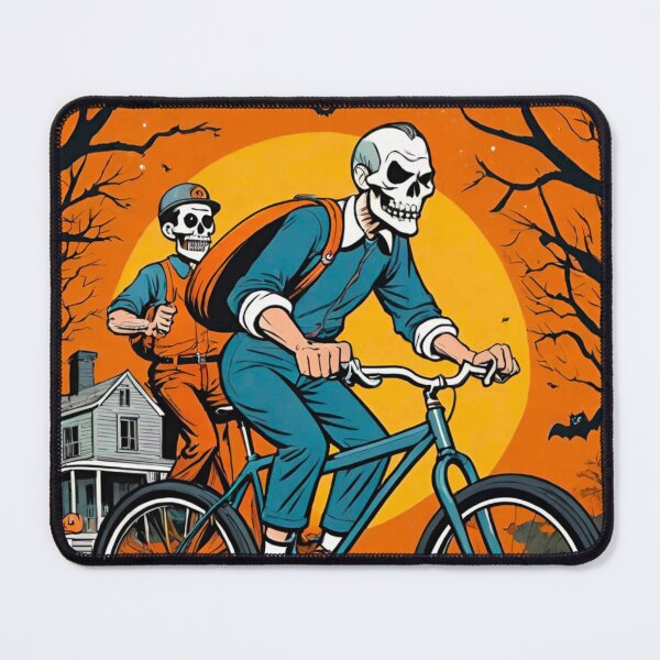 Item preview, Halloween Ventriloquist MTB Ride Through Dark Streets designed and sold by GrizzlyCollective.