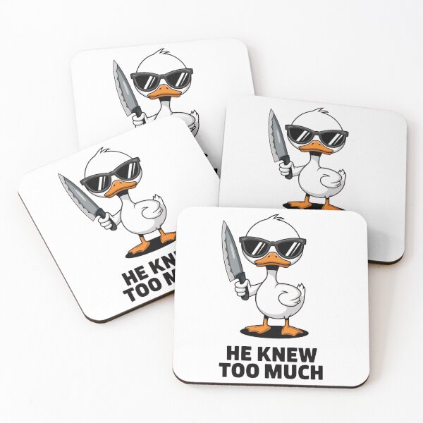 Item preview, He Knew Too Much, Funny Duck designed and sold by Krieghorn.