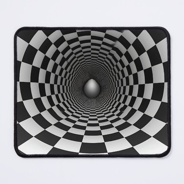 Item preview, Optical - Black & White Optical Checkered Hole designed and sold by KootenayDesigns.