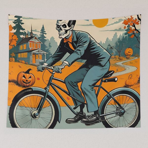Item preview, Spooky Halloween MTB Ride Through Darkness designed and sold by GrizzlyCollective.