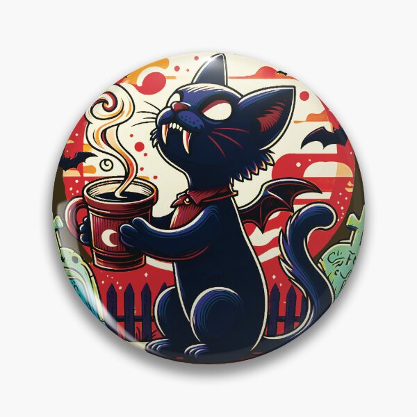 Item preview, Vampire Cat Worship Coffee designed and sold by HappyHavenStu.