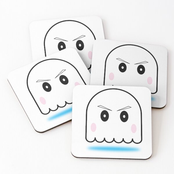 Item preview, Angry cute face ghost designed and sold by nexusstore.