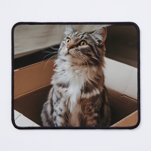 Item preview, Funny Cat Meme "The Box Is Life" designed and sold by Quirky Shirts.