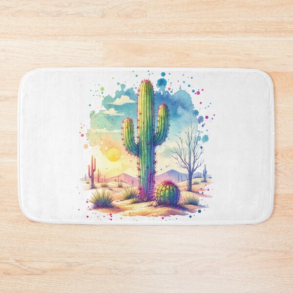 Item preview, Cactus in Desert Sunset designed and sold by TessaraDesigns.