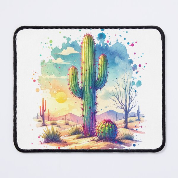 Item preview, Cactus in Desert Sunset designed and sold by TessaraDesigns.