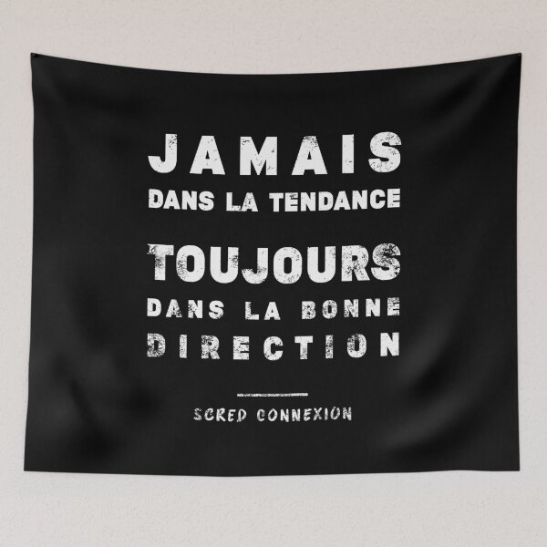 Aperçu de l'œuvre Scred Connexion - Jamais dans la tendance créée et vendue par Libertat.