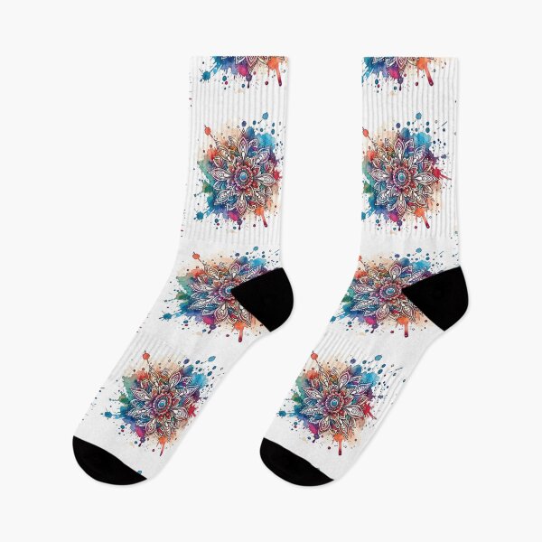Item preview, Colorful Mandala Burst designed and sold by TessaraDesigns.