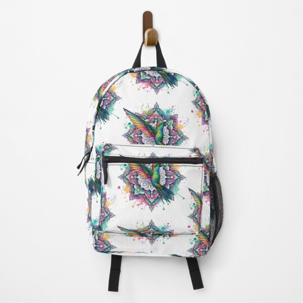 Item preview, Hummingbird with Mandala Wings designed and sold by TessaraDesigns.
