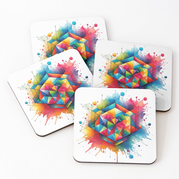 Item preview, Geometric Explosion of Color designed and sold by TessaraDesigns.