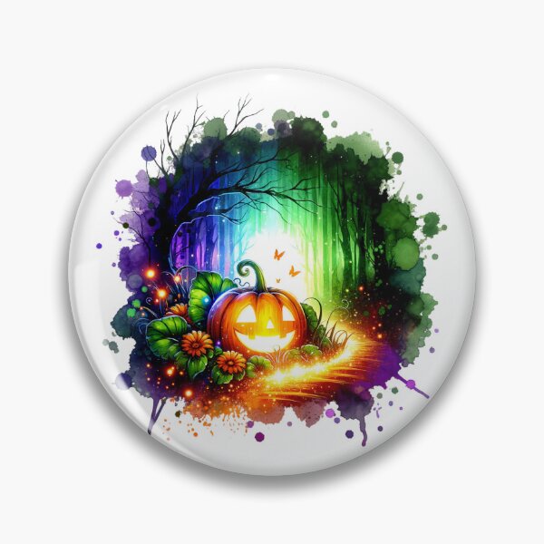 Item preview, Enchanted Pumpkin Forest designed and sold by TessaraDesigns.