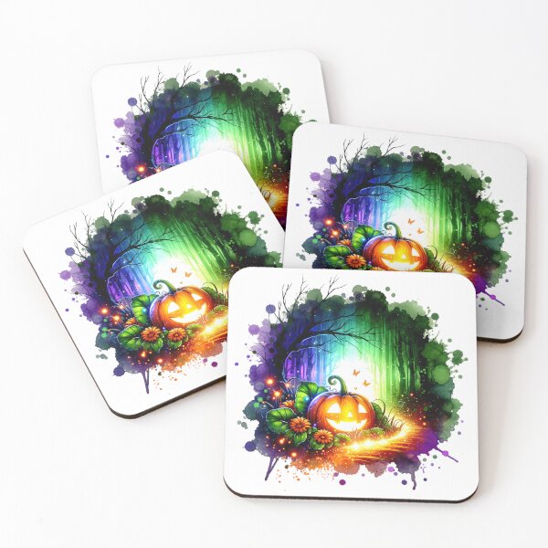 Item preview, Enchanted Pumpkin Forest designed and sold by TessaraDesigns.