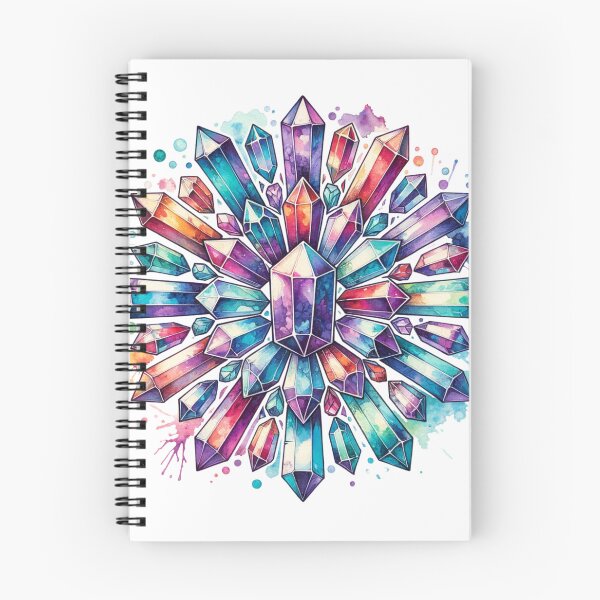 Item preview, Vibrant Crystal Cluster Mandala designed and sold by TessaraDesigns.