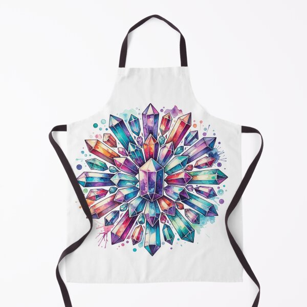Item preview, Vibrant Crystal Cluster Mandala designed and sold by TessaraDesigns.