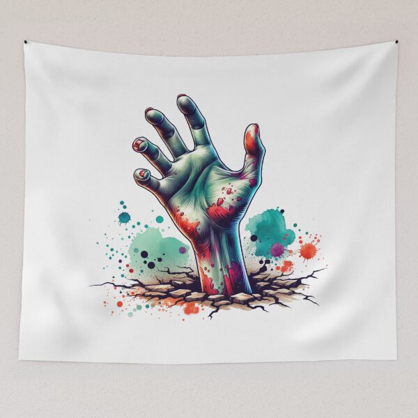 Item preview, Zombie Hand Rising from the Grave designed and sold by TessaraDesigns.