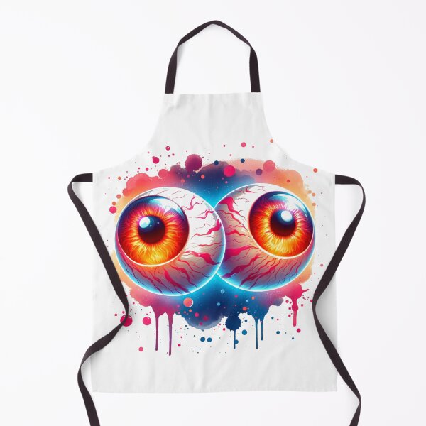 Item preview, Vibrant Floating Eyeballs in Neon Colors designed and sold by TessaraDesigns.