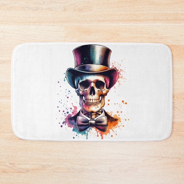 Item preview, Dapper Skeleton in Top Hat and Bowtie designed and sold by TessaraDesigns.