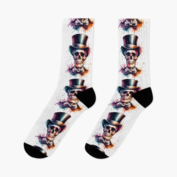Item preview, Dapper Skeleton in Top Hat and Bowtie designed and sold by TessaraDesigns.