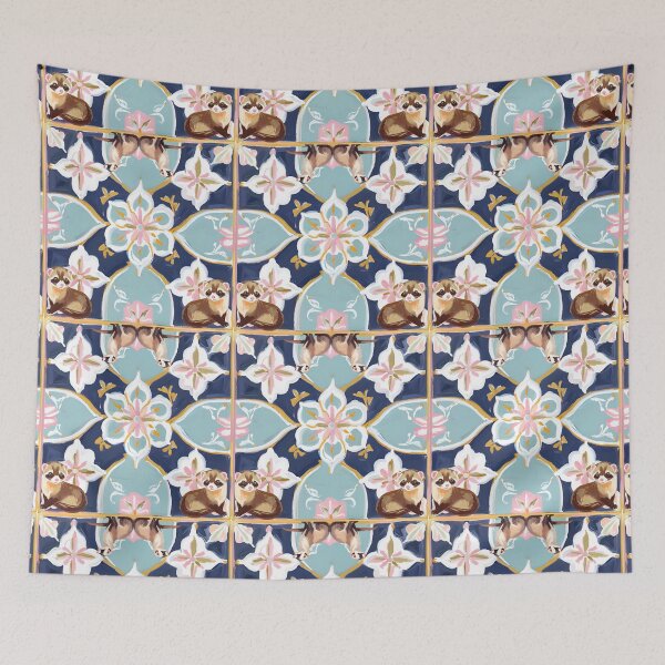 Item preview, Ferret Love : Chinese Tile designed and sold by critter-cuddle.