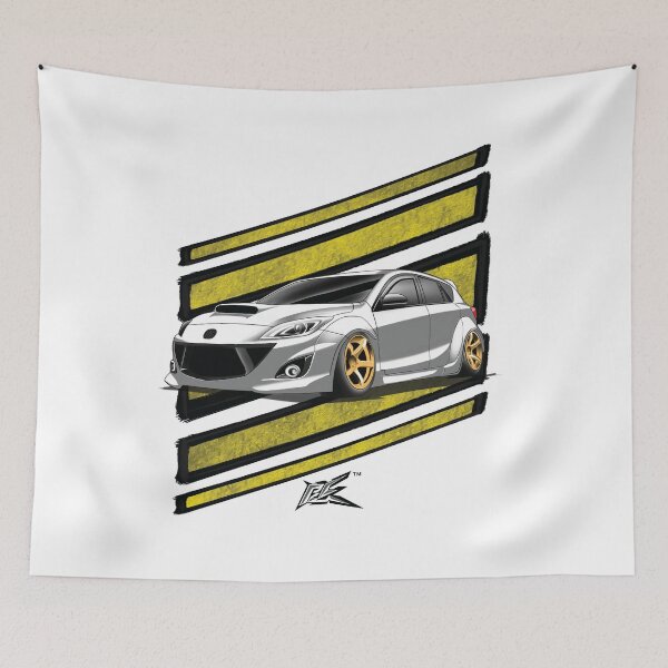 Item preview, mazda 3 mz3 hatchback white  designed and sold by NaquashM.