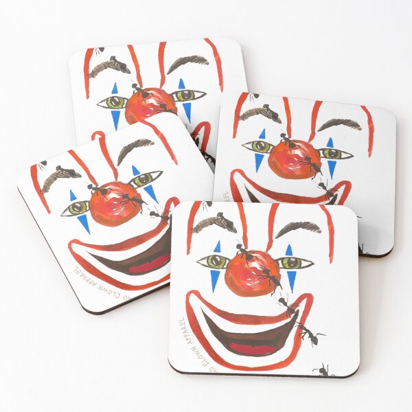 Item preview, Clown face with ants  designed and sold by Alicia Perrelli.