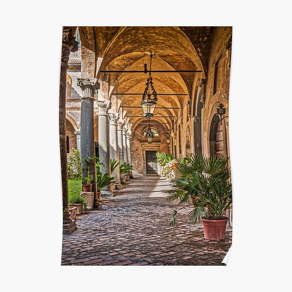 Courtyard Garden Poster