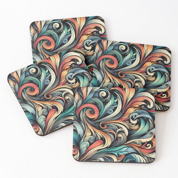 Item preview, Swirling Elegance: Abstract Pattern designed and sold by Haji  Kamora.