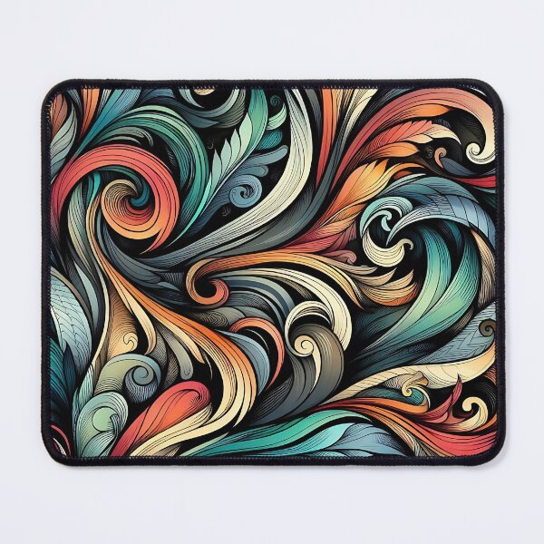 Item preview, Swirling Elegance: Abstract Pattern designed and sold by Haji Kamora.