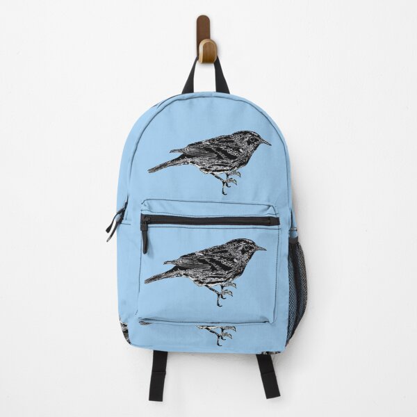 Item preview, Black-and-white Warbler Black Alternate Design  designed and sold by designsasstultd.