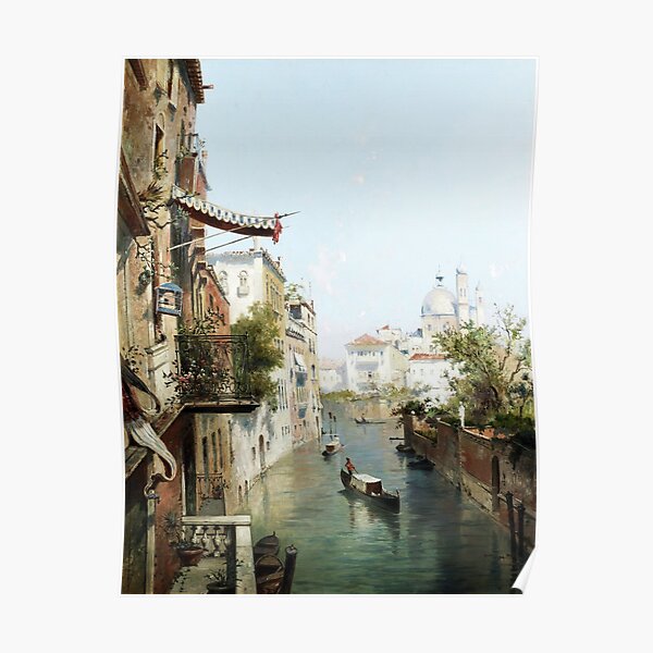 Canale San Barnaba, Venise Poster