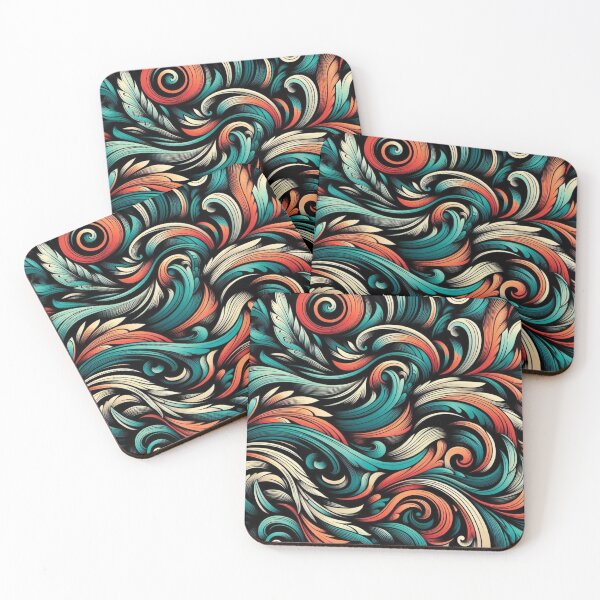 Item preview, Swirling Elegance: Abstract Pattern designed and sold by Haji  Kamora.